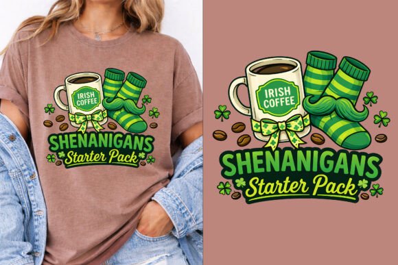 A Close Look at the Shenanigans ST Patrick's Day Design