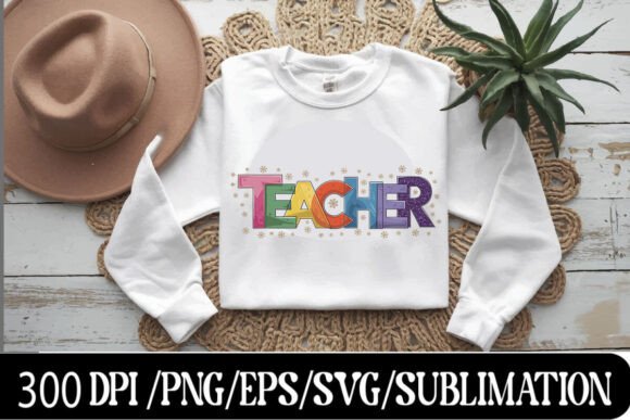 A Coquette Christmas Teacher Graphic for Content & T-Shirt Designs
