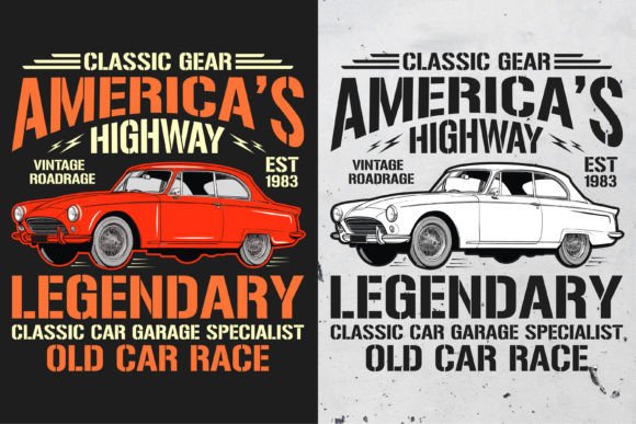 A Designer's Review of Classic Gear America's Highway Tshirt Graphics
