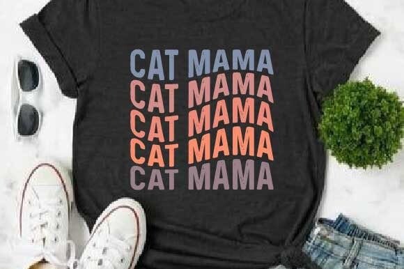 Cat Mama Retro SVG: A Versatile Graphic for Heartwarming Campaigns