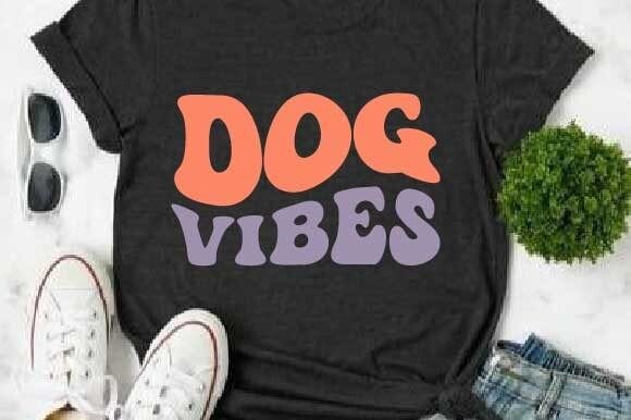 Dog Vibes Retro SVG: A Versatile Graphic for Crafters