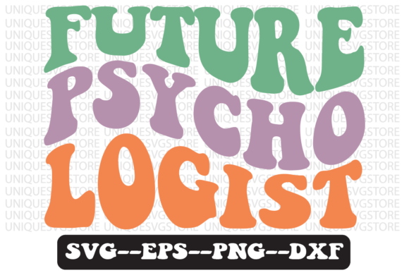 Future Psychologist Retro Svg Design for T-Shirt Graphics