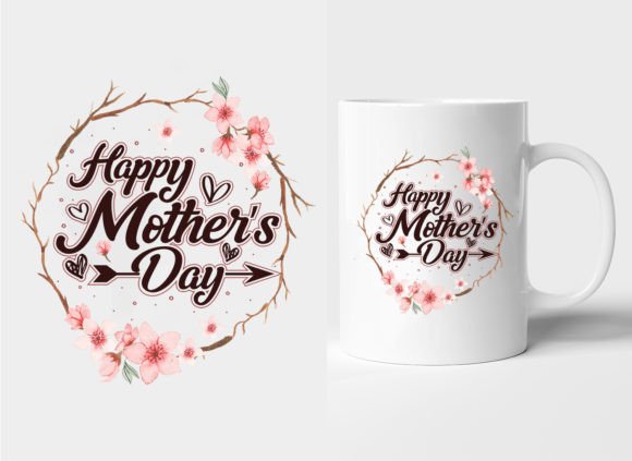 Happy Mother’s Day Mug and T-Shirt Graphic Templates Review
