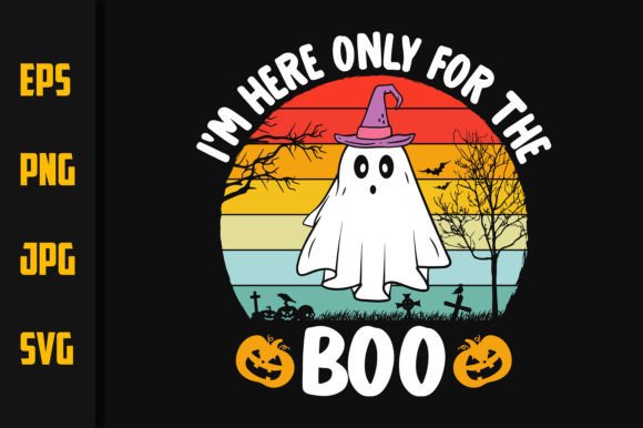 I'm Here Only for the Boo: A Versatile Print Template