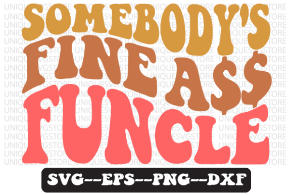 Somebody's Fine Funcle: A Groovy Retro Embroidery Design