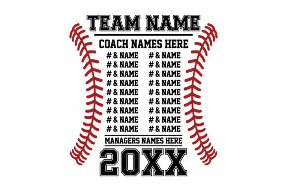 Why This Baseball Team Roster Template PNG Is a Marketing Gem